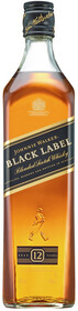 Виски JOHNNIE WALKER Black Label Шотландский12 YO, купажированный 40%, п/у, 0.7л Великобритания, 0.7 L