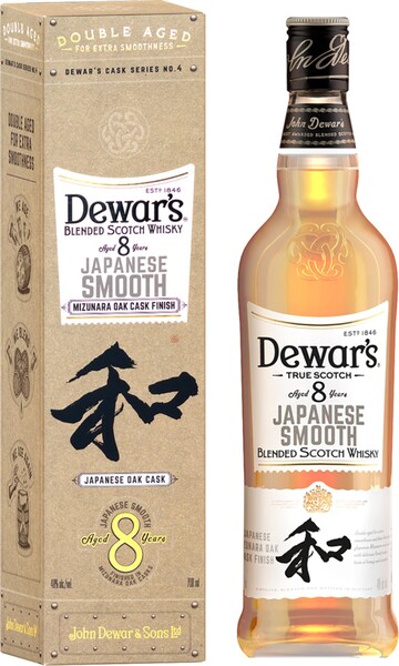 Виски Dewar's Japanese Smooth 8 Years Old 40% п/у Великобритания, 0.7 L