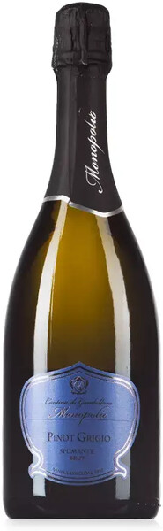 Игристое вино итальянское Monopolio Pinot Grigio Brut Cantina di Gambellara, 0.75 L