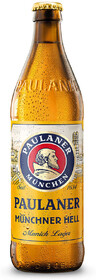 Пиво Paulaner Original Munchner светлое фильтрованное 4,9%, 500 мл