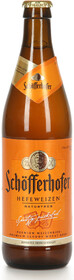 Пиво Schofferhofer Hefeweizen пшеничное светлое нефильтрованное 5%, 500 мл