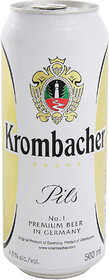 Пиво Krombacher Pils светлое фильтрованное 4,8%, 500 мл