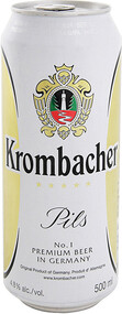Пиво Krombacher Pils светлое фильтрованное 4,8%, 500 мл