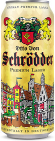 Пиво Otto Von Schrodder Premium Lager светлое, 0.5л