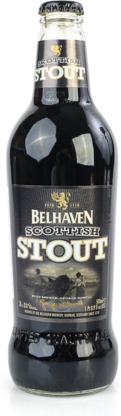 Пиво темное Scottish Stout 7%, бутылка, Belhaven, 0.5 л, Великобритания