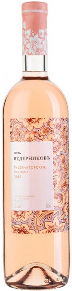 Вино «Винодельня Ведерниковъ» Губернаторское розовое сухое Россия, 0,75 л