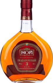 Коньяк Ной, Подарочный 3 летней выдержки,, 0.5 л