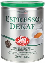 Кофе Saquella Espresso Dekaf в зернах 250 г