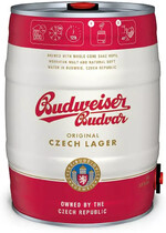 Пиво светлое Budweiser Budvar фильтрованное пастеризованное 5.0% 5л Ж/б Чешская республика
