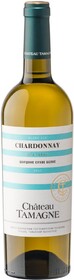 Вино Chateau Tamagne Chardonnay белое сухое Россия, 0,75 л
