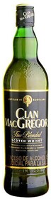 Виски CLAN MACGREGOR Шотландский купажированный, 40%, 0.5л Великобритания, 0.5 L