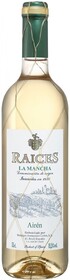 Вино Raices LA MANCHA Airen белое сухое Испания, 0,75 л