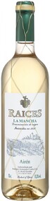 Вино Raices LA MANCHA Airen белое сухое Испания, 0,75 л