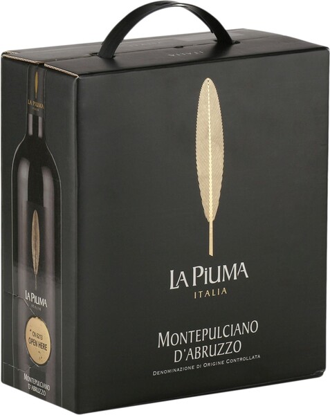 Вино LA PIUMA Montepulciano dAbruzzo красное полусухое, 3л
