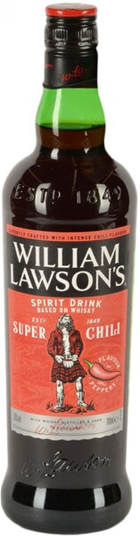Напиток спиртной WILLIAM LAWSON'S Chili купажированный 35%, п/у, 0.7л Россия, 0.7 L