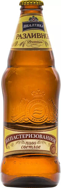 Пиво Балтика Разливное 5.3% 0.44л