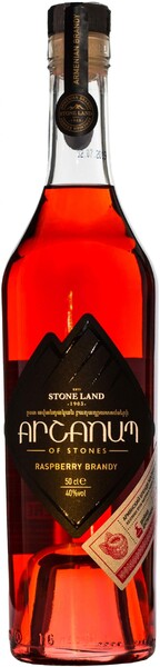 Бренди Arcanum of Stones фруктовый малиновый Армения 40%, 0,5 л