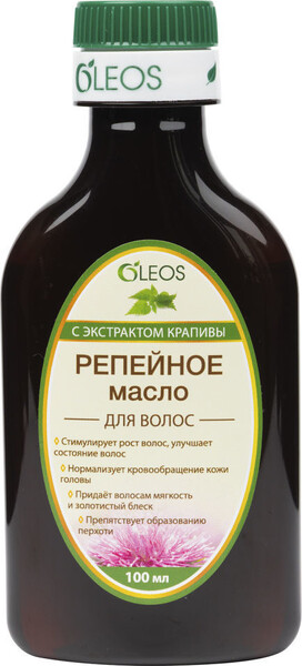 Масло репейное Oleos с экстрактом крапивы 100мл