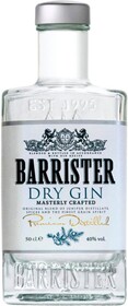 Джин Barrister Dry Gin, 0.5 л