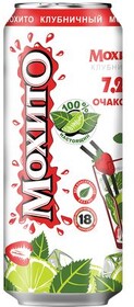 Напиток слабоалкогольный Очаково Мохито Клубничный 0,45л