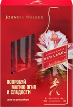 Виски JOHNNIE WALKER Red Label Шотландский, купажированный 40%, п/у + стакан, 0.7л Великобритания, 0.7 L