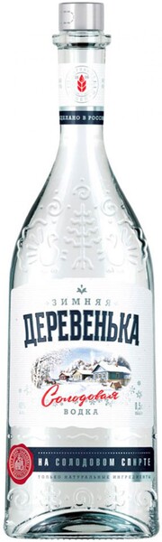 Водка Зимняя деревенька 40% 0,5л