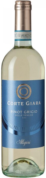 Вино CORTE GIARA PINOT GRIGIO DELLE VENEZIE DOC Корте Джара белое полусухое, 0.75л Италия, 0.75 L