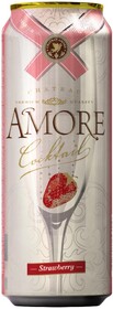Напиток Amore Шампанское-Клубника 7.1% 0.45л