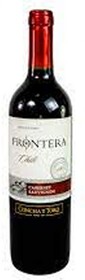Вино CONCHA Y TORO FRONTERA Каберне Совиньон Долина Сентраль DO красное полусухое, 0.75л Чили, 0.75 L