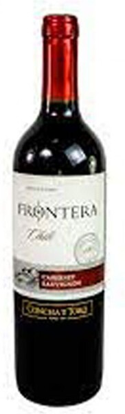 Вино CONCHA Y TORO FRONTERA Каберне Совиньон Долина Сентраль DO красное полусухое, 0.75л Чили, 0.75 L