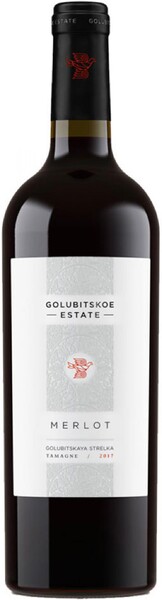 Вино Golubitskoe Estate Merlot красное сухое 0,75 л