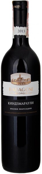 Вино BADAGONI Kindzmarauli красное полусладкое, 0,75л