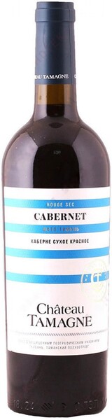 Вино Chateau Tamagne Cabernet красное сухое Россия, 0,75 л