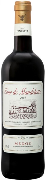 Вино Tour de Mandelotte MEDOC красное сухое Франция, 0,75 л