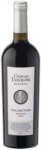 Вино Chateau Tamagne Reserve Saperavi красное сухое Россия, 0,75 л