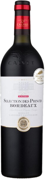 Вино Calvet Sélection des Princes Bordeaux красное сухое 0,75 л