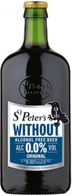 Пиво безалкогольное St.Peter's Without Original Alcohol Free Beer темное фильтрованное 0,05%, 500 мл