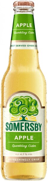 Напиток пивной SOMERSBY Apple Cider фильтрованный пастеризованный 4,5%, 0.4л Россия, 0.4 L