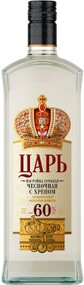 Настойка ЦАРЬ Чесночная с хреном горькая алк.60% Россия, 0.5 L