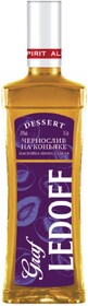 Настойка GRAF LEDOFF Dessert Чернослив на коньяке полусладкая 24%, 0.5л Россия, 0.5 L