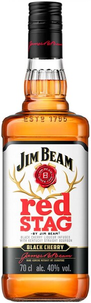 Напиток спиртной JIM BEAM Red Stag Black 32,5–40%, 0.7л США, 0.7 L