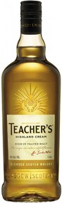 Виски TEACHERS Highland Cream 40%, 1л Великобритания, 1 L