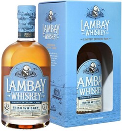 Виски ирландский «Lambay Small Batch Blend Irish Whiskey 4» в подарочной упаковке, 0.7 л