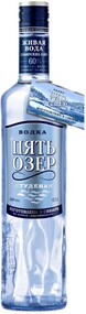 Водка Пять Озёр Студёная, 0.5 л