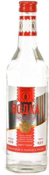 Водка АШАН Россия, 0,5 л