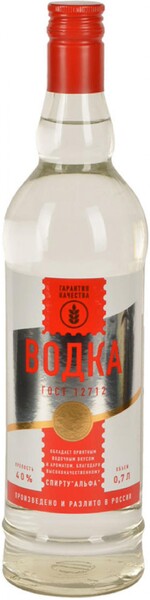 Водка АШАН Россия, 0,7 л