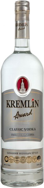 Водка Kremlin Award Classic Россия, 1,0 л