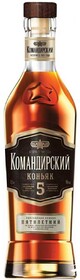 Коньяк российский «Komandirsky 5 y.o.», 0.5 л