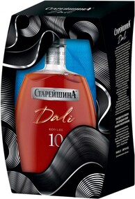 Коньяк «Старейшина» Dali десятилетний в подарочной упаковке Россия, 0,5 л