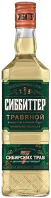 Настойка горькая Сиббиттер Травяная выдержанная 38 % алк., Россия, 0,5 л